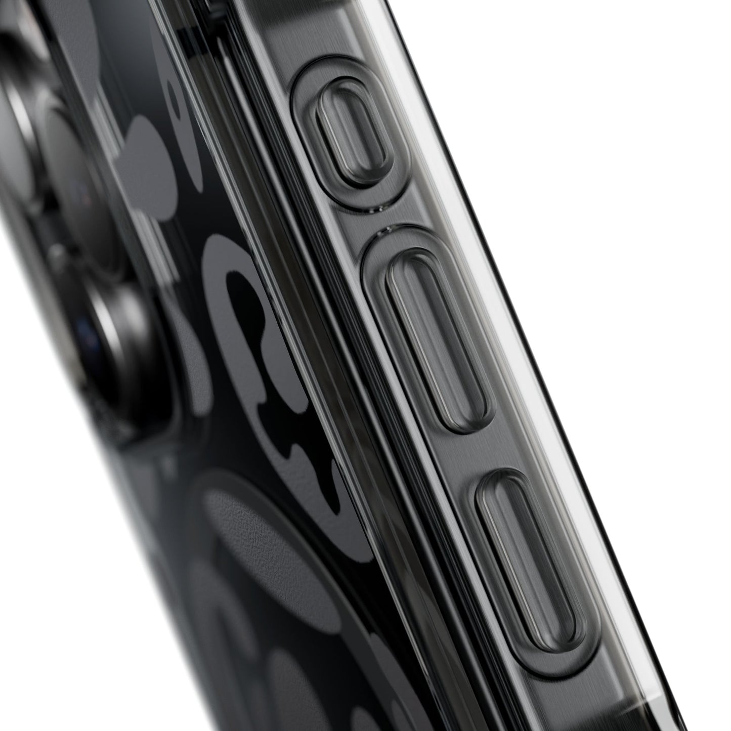 Pure Imagination Clear MagSafe Impact Case - Smoke Signal Black