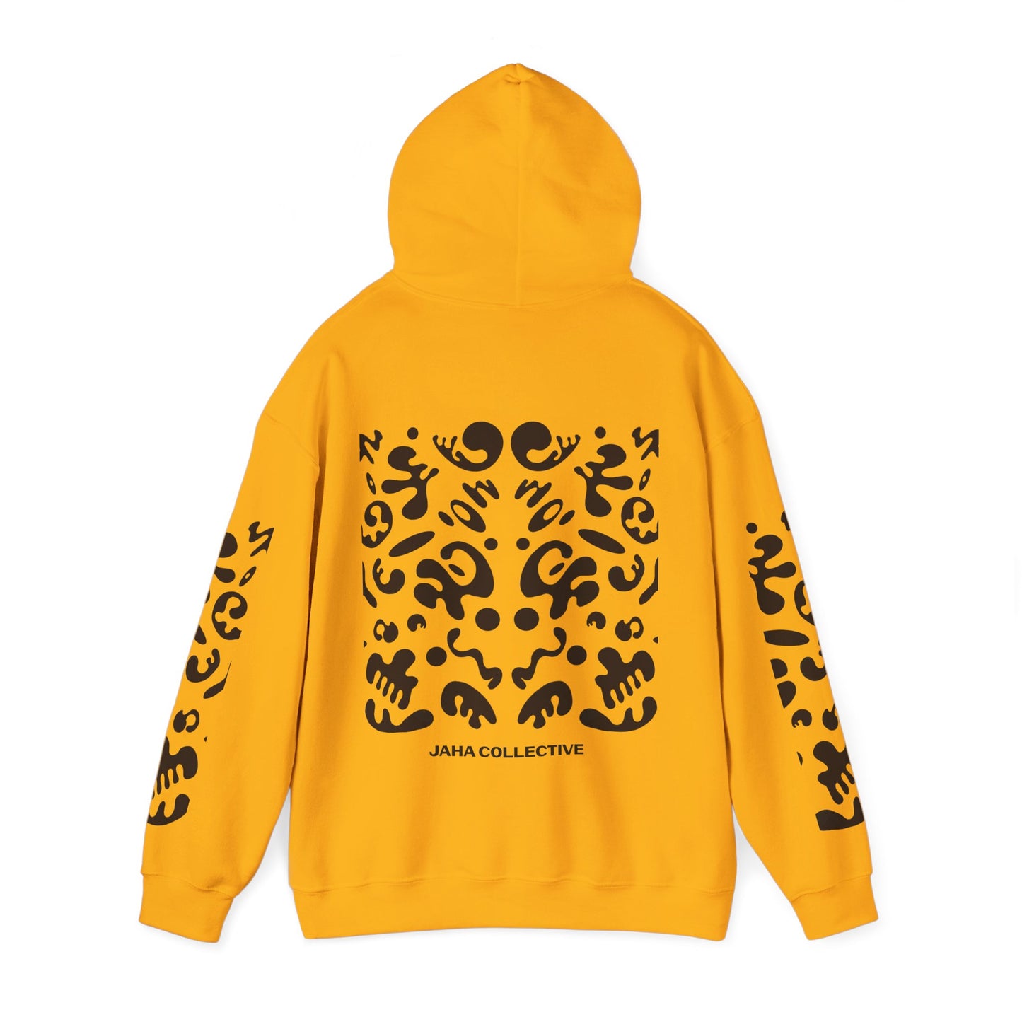 Mirror Work Unisex Heavy Blend™ Hooded Sweatshirt - Smoke Signal Black Print