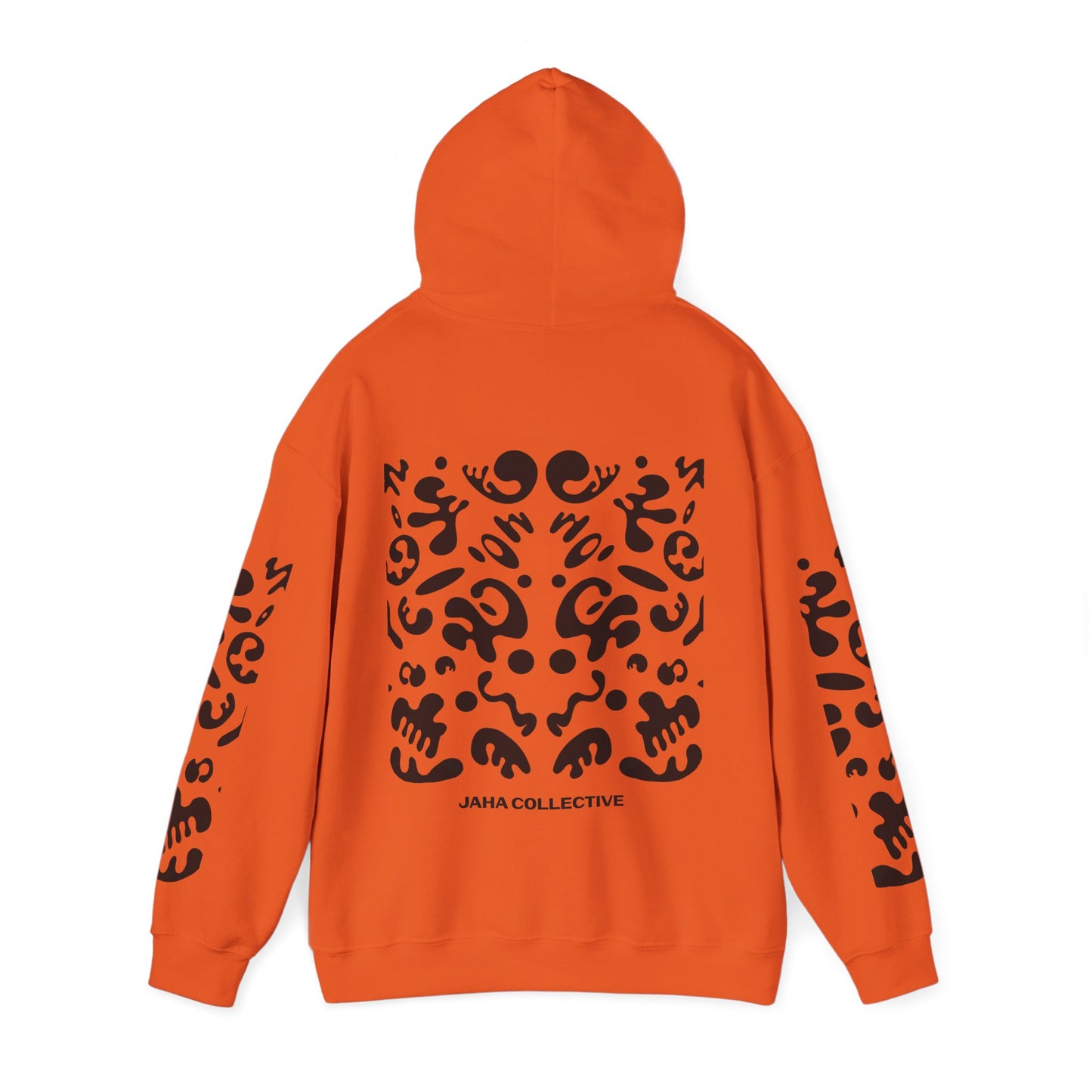 Mirror Work Unisex Heavy Blend™ Hooded Sweatshirt - Smoke Signal Black Print