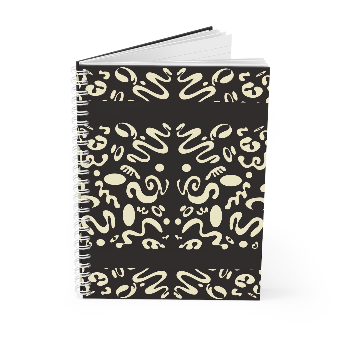 Mirror Work Color Spiral Notebook (Wide Ruled) - Smoke Signal
