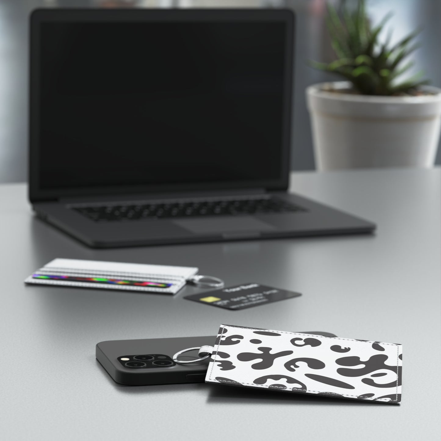 Pure Imagination Saffiano Leather Card Holder