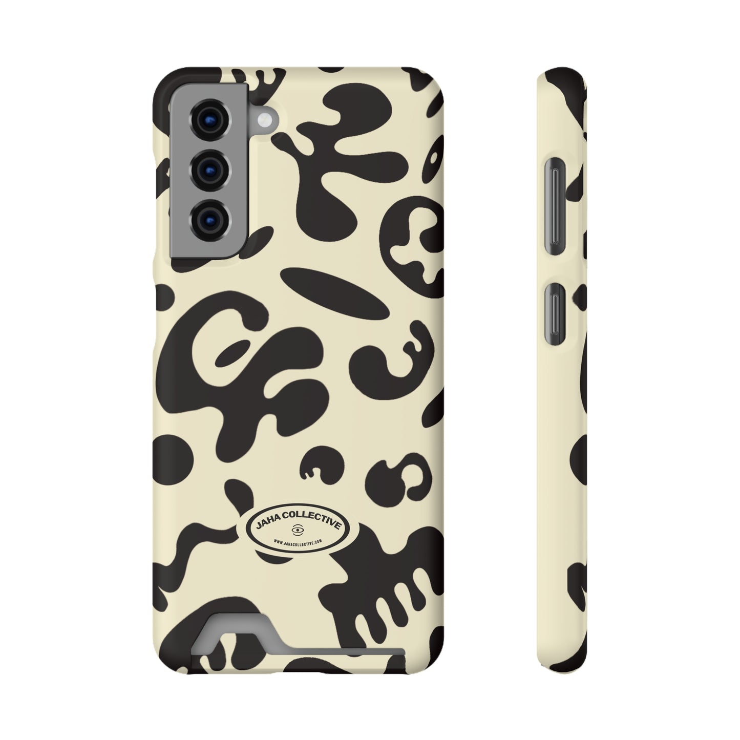 Pure Imagination Phone Case w Card Holder - Blank Page White