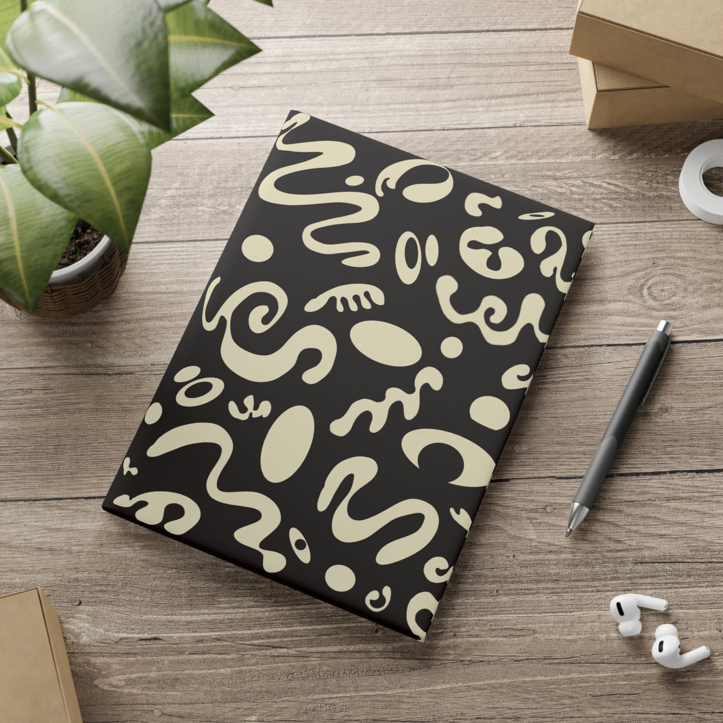 Pure Imagination Hardcover Notebook w Puffy Cover - Smoke Signal