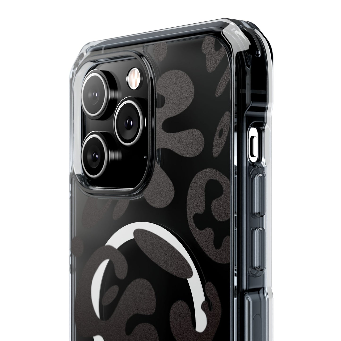 Pure Imagination Clear MagSafe Impact Case - Smoke Signal Black