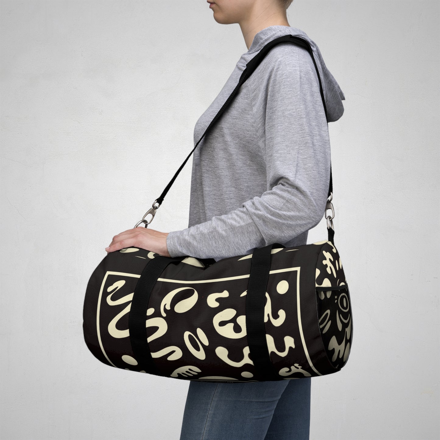 Deep Dream Duffel Bags - Smoke Signal