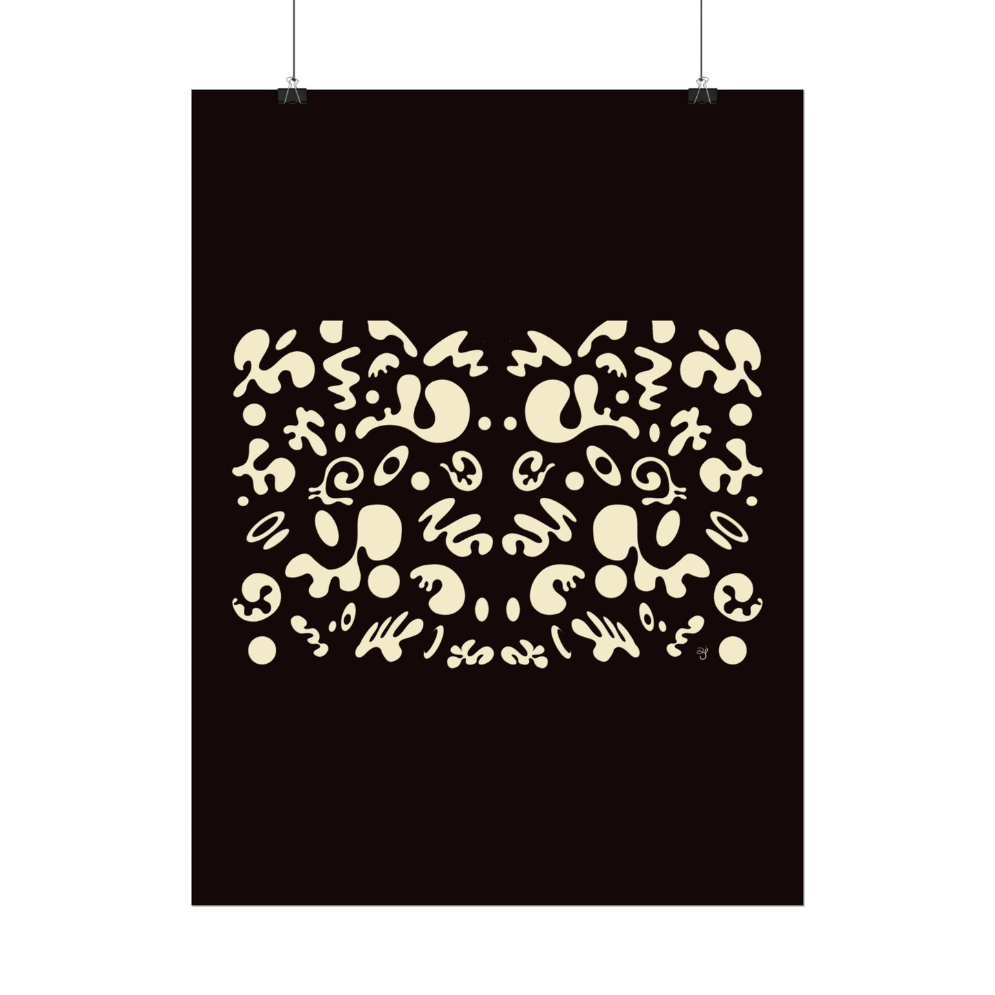 Mirror Work Rolled Poster (Portrait) - Smoke Signal