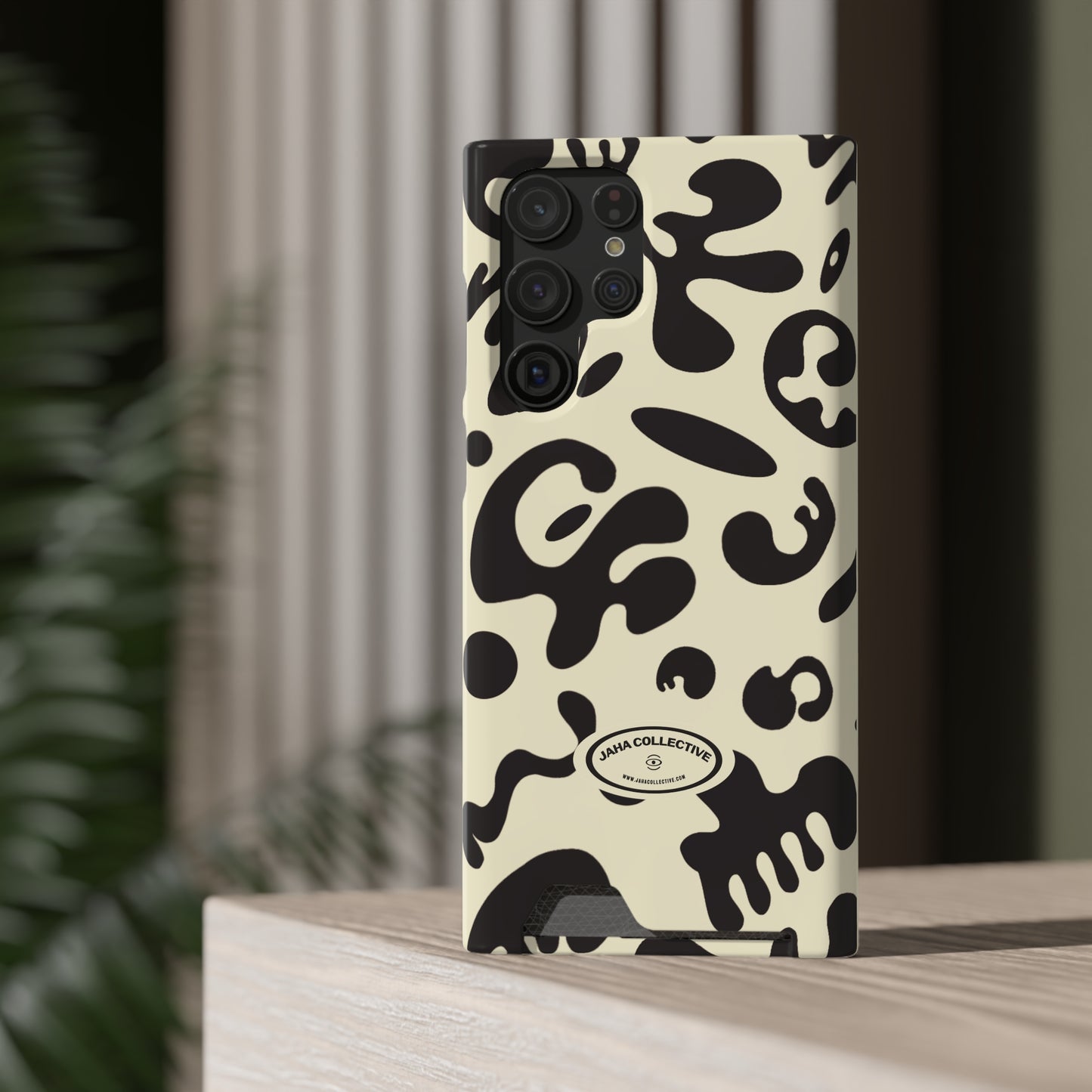 Pure Imagination Phone Case w Card Holder - Blank Page White