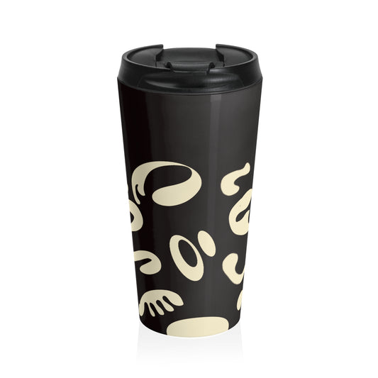 Nourish'd Stainless Steel Travel Mug - Smoke Signal Black