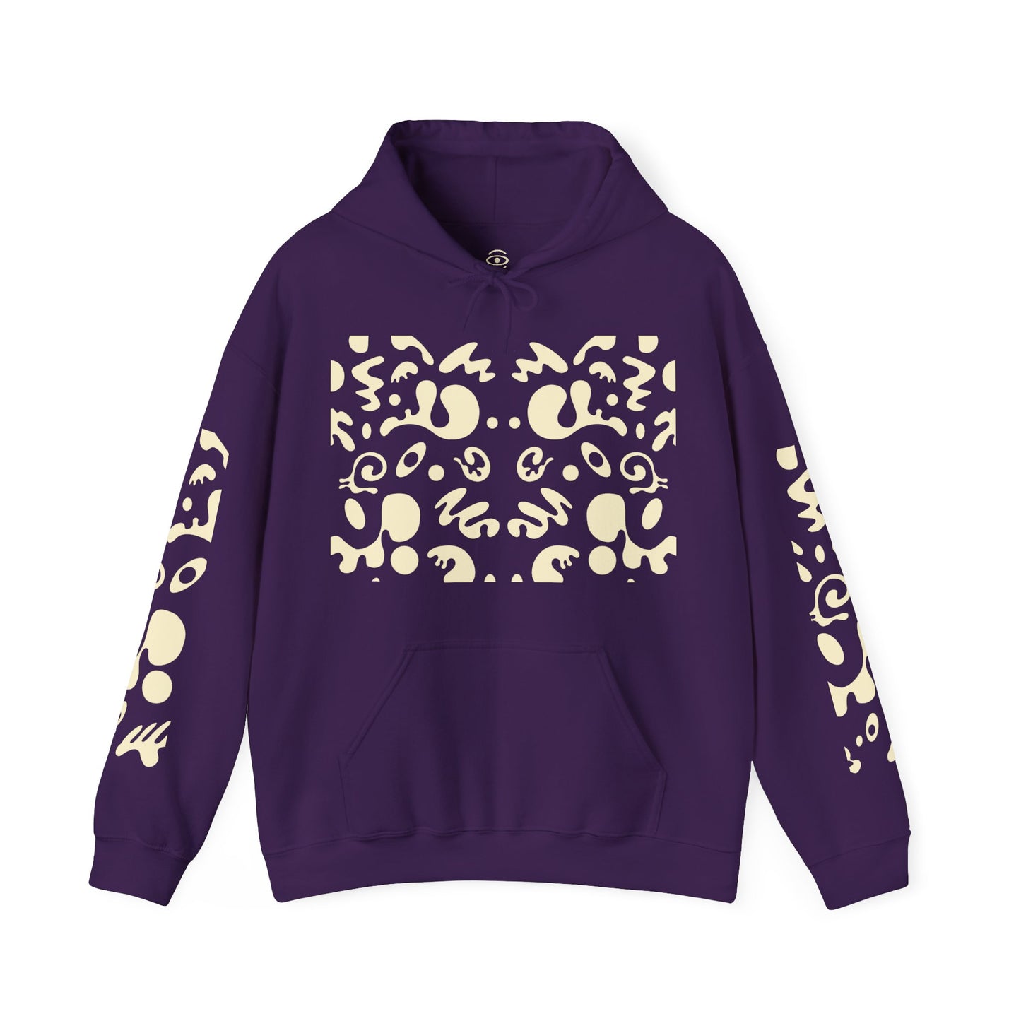 Mirror Work Unisex Heavy Blend™ Hooded Sweatshirt - Blank Page White Print