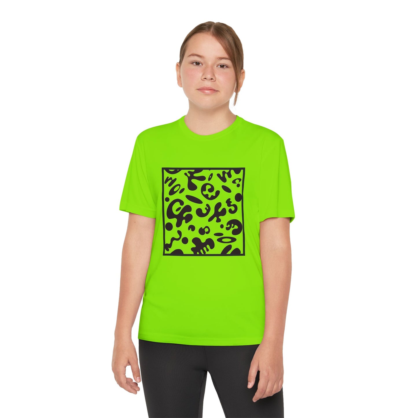 Adorn'd Youth Competitor Graphic Tee - Smoke Signal Black
