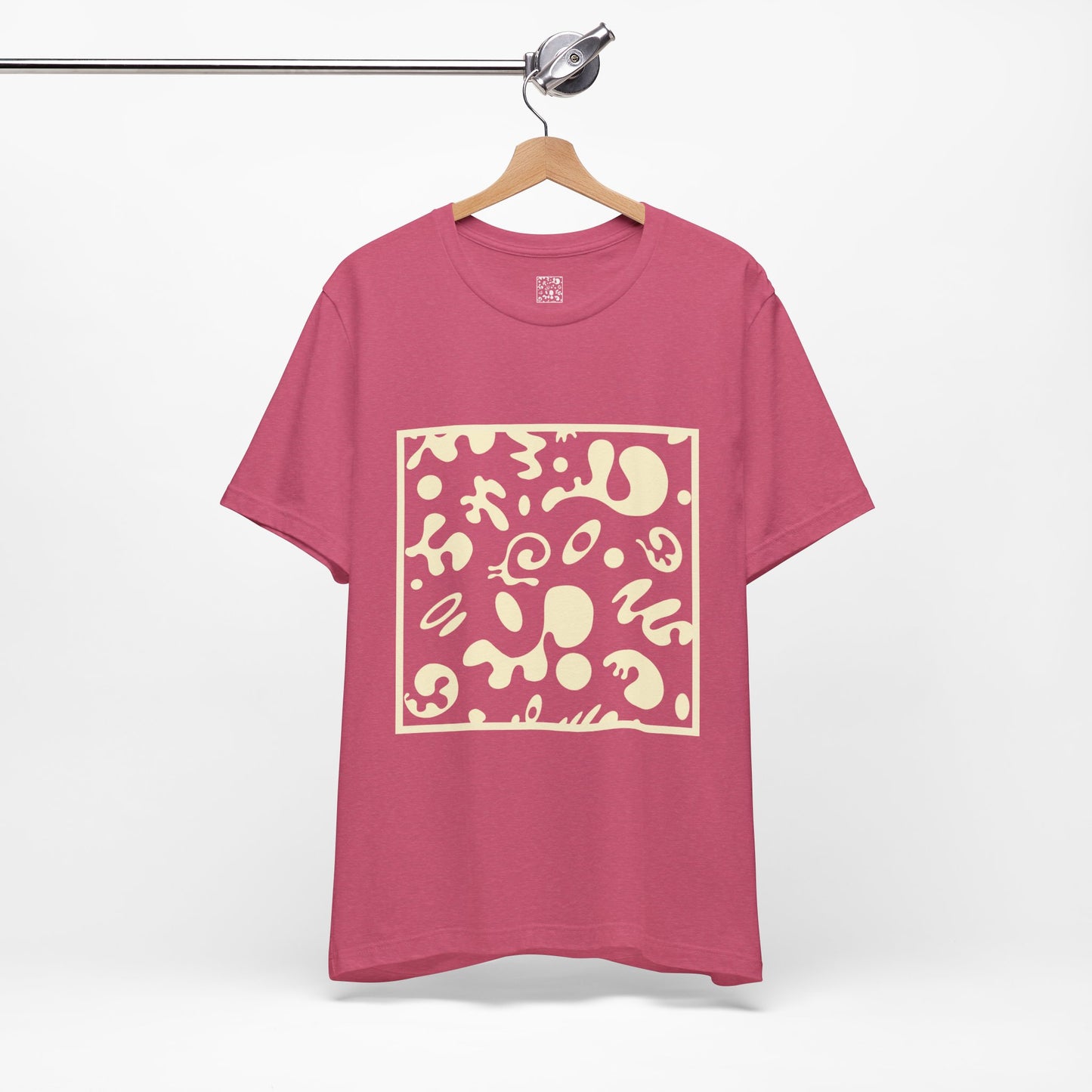 Adorn'd Unisex Jersey Short Sleeve Tee - Blank Page White Print