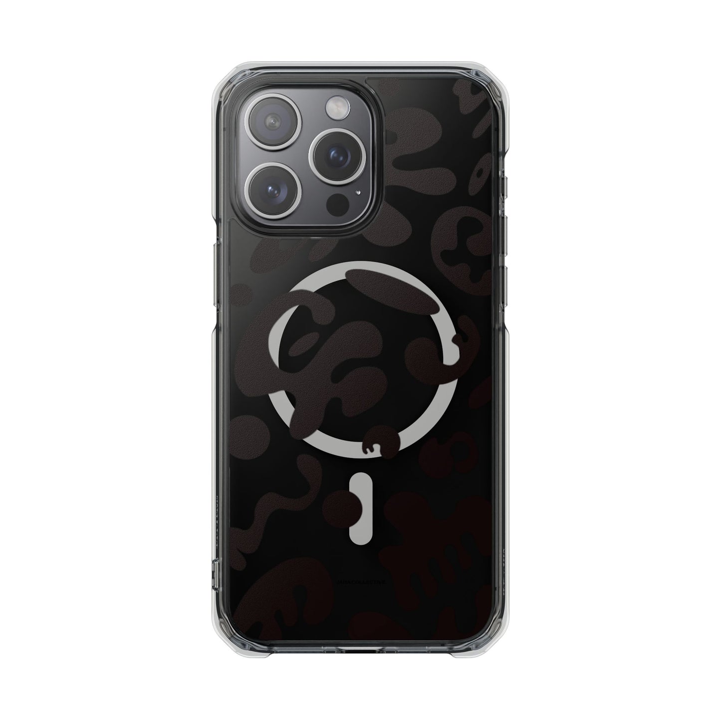 Pure Imagination Clear MagSafe Impact Case - Smoke Signal Black