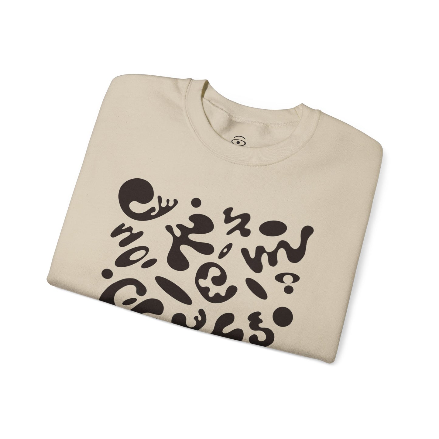 Pure Imagination Unisex Heavy Blend™ Crewneck Sweatshirt- Smoke Signal Black Print