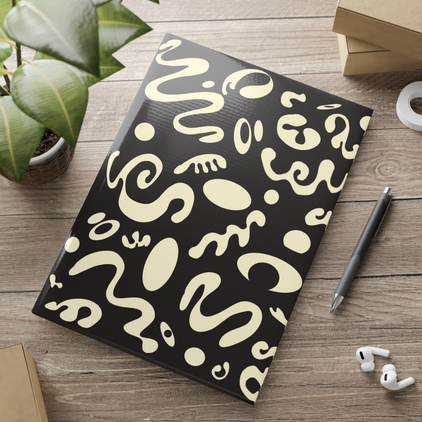 Pure Imagination Hardcover Notebook w Puffy Cover - Smoke Signal