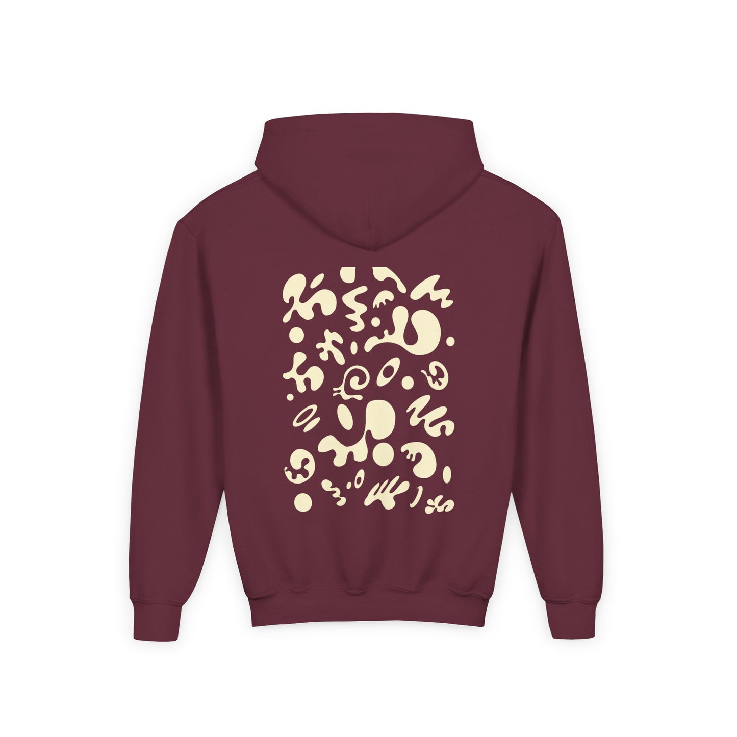 Bright Future Youth Heavy Blend Hooded Sweatshirt - Blank Page