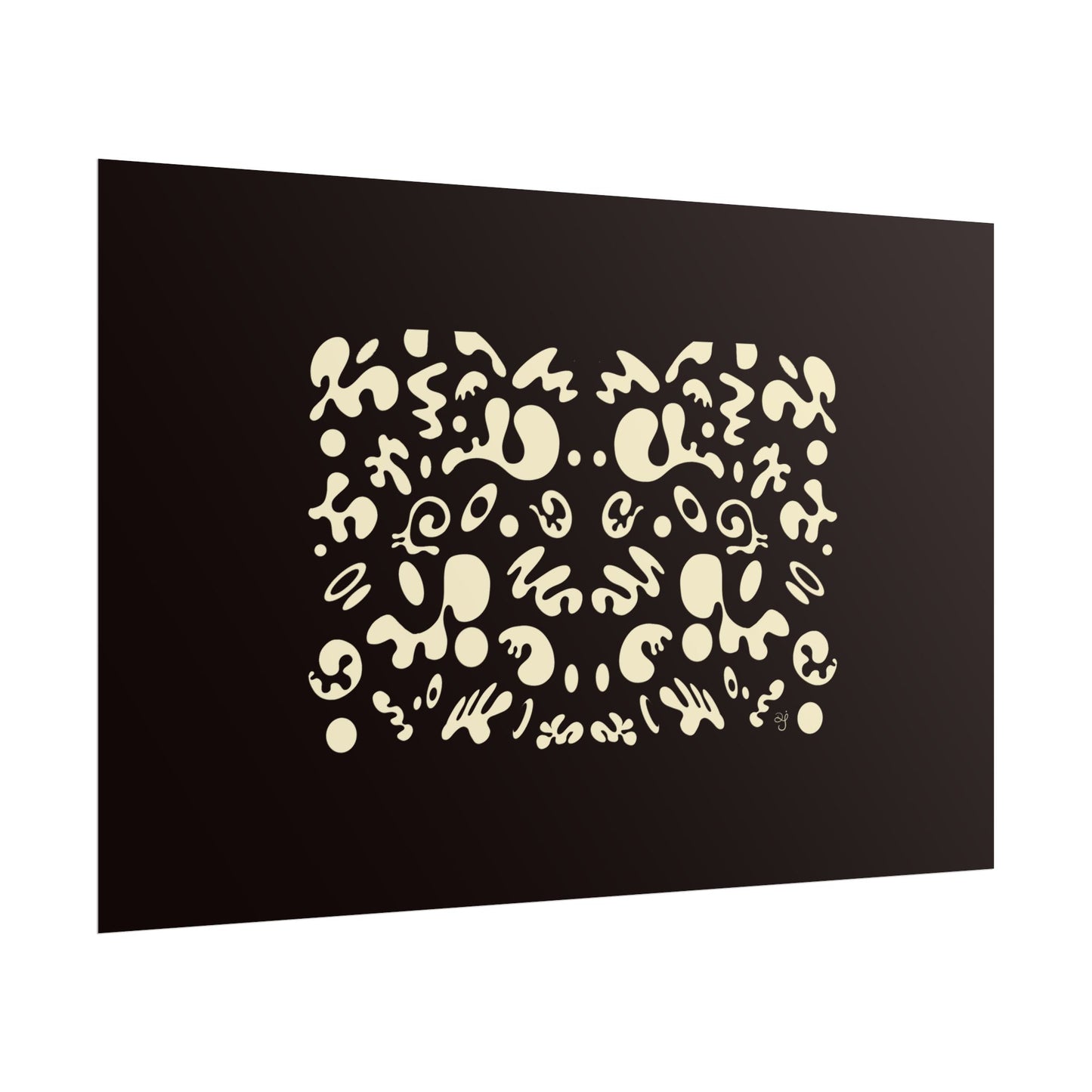 Mirror Work Rolled Poster (Landscape) - Smoke Signal