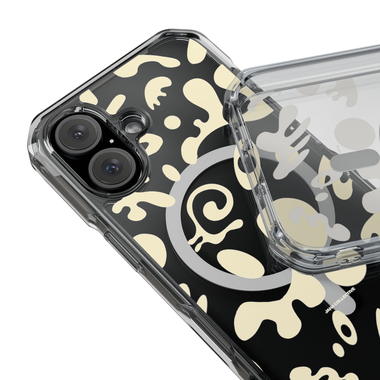 Pure Imagination Clear MagSafe Impact Case - Blank Page White