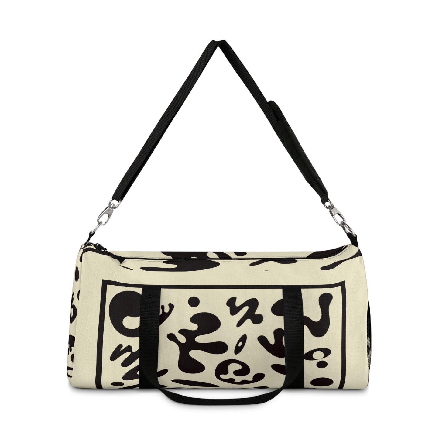 Deep Dream Duffel Bags - Blank Page