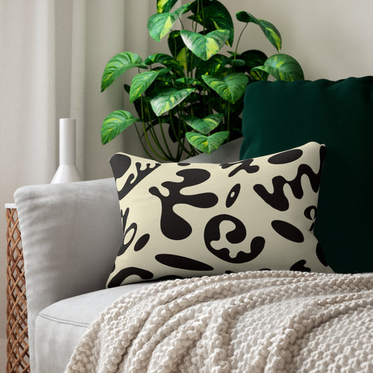 Pure Imagination Spun Polyester Lumbar Pillow - Blank Page