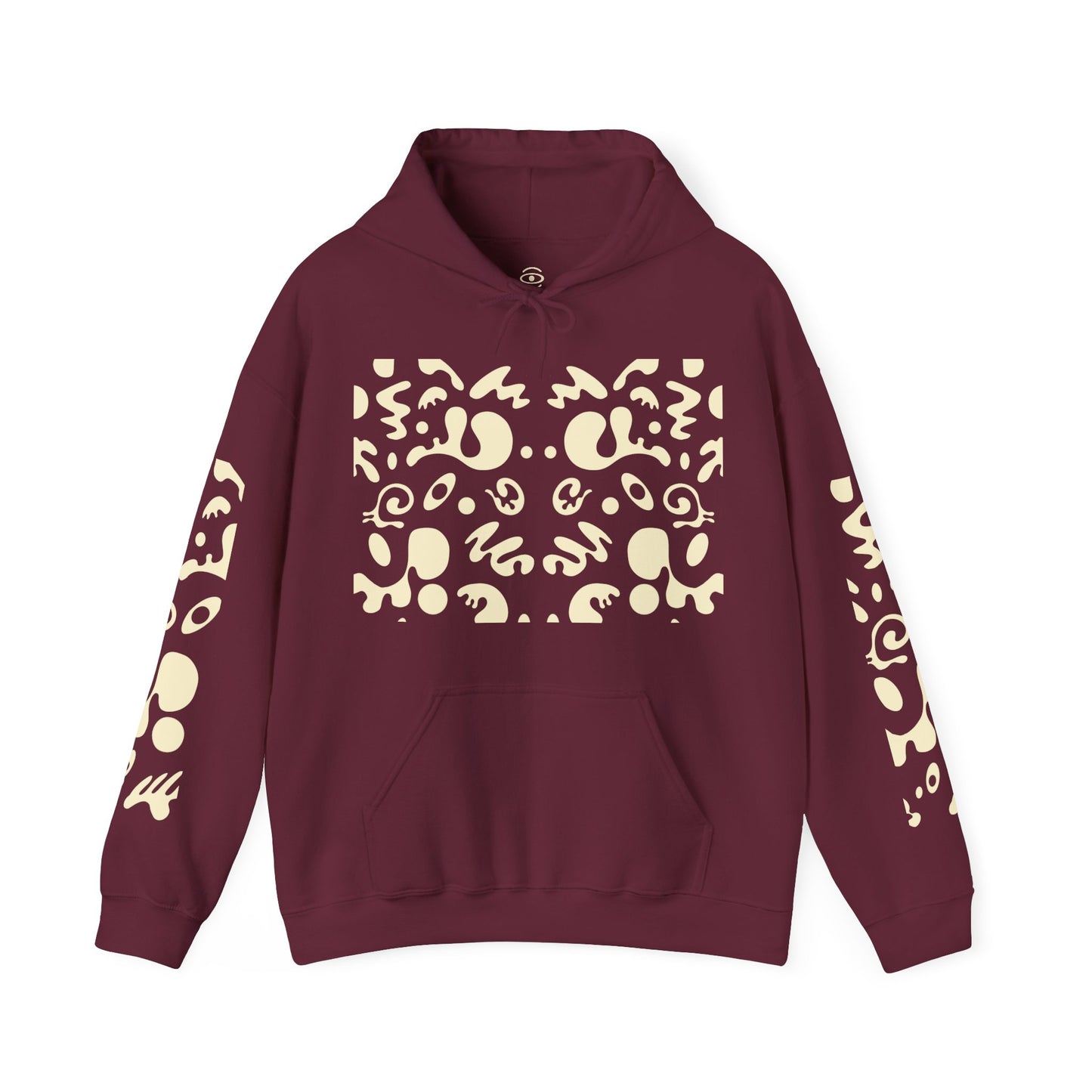 Mirror Work Unisex Heavy Blend™ Hooded Sweatshirt - Blank Page White Print