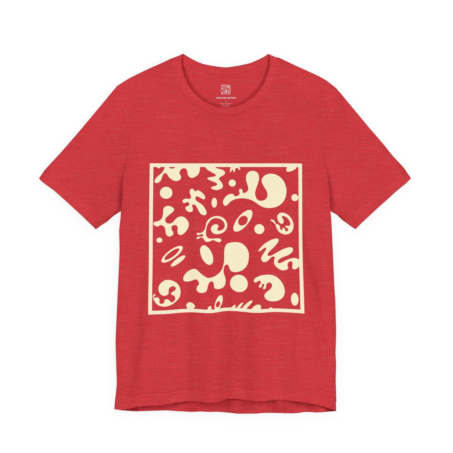 Adorn'd Unisex Jersey Short Sleeve Tee - Blank Page White Print
