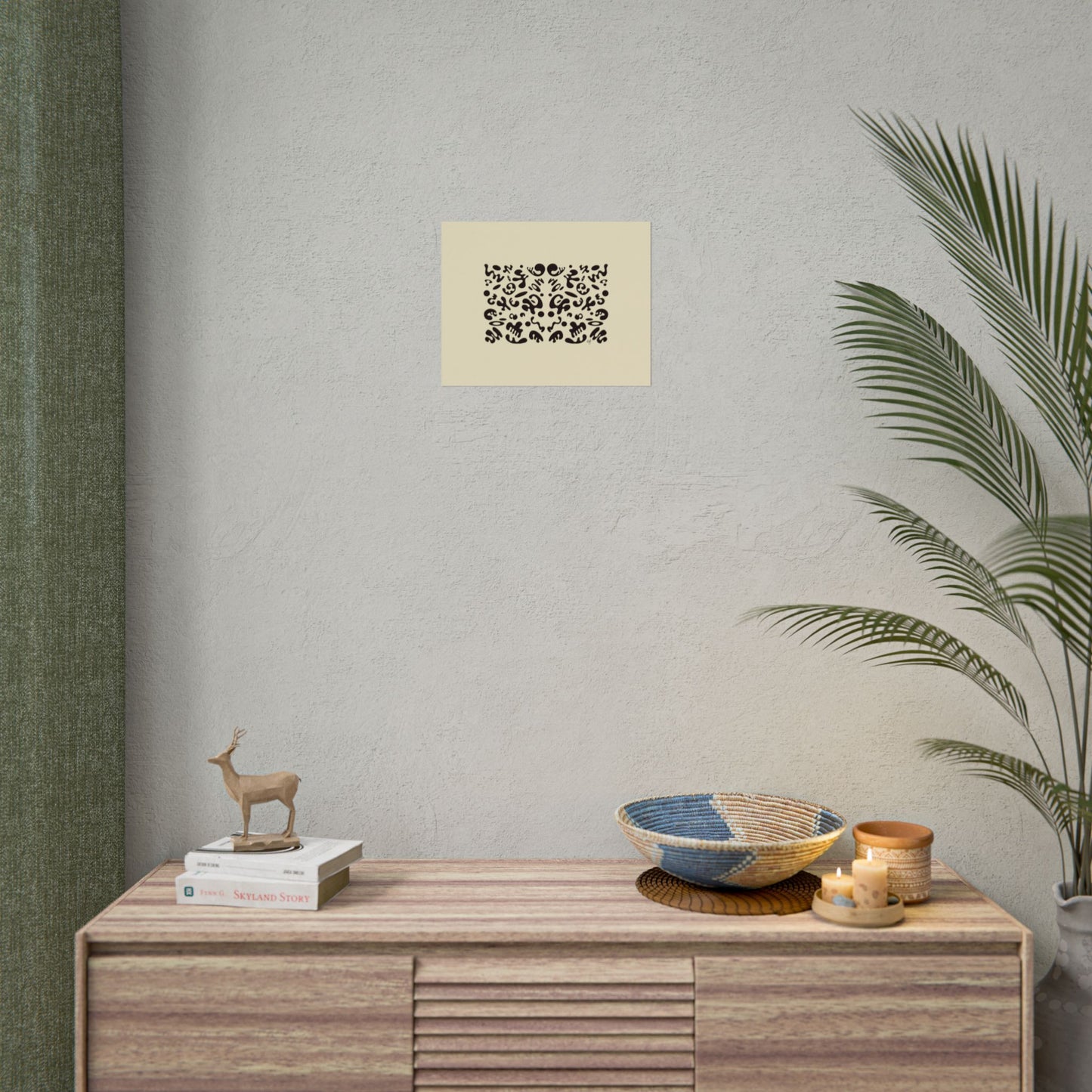 Mirror Work Rolled Poster (Landscape) - Blank Page