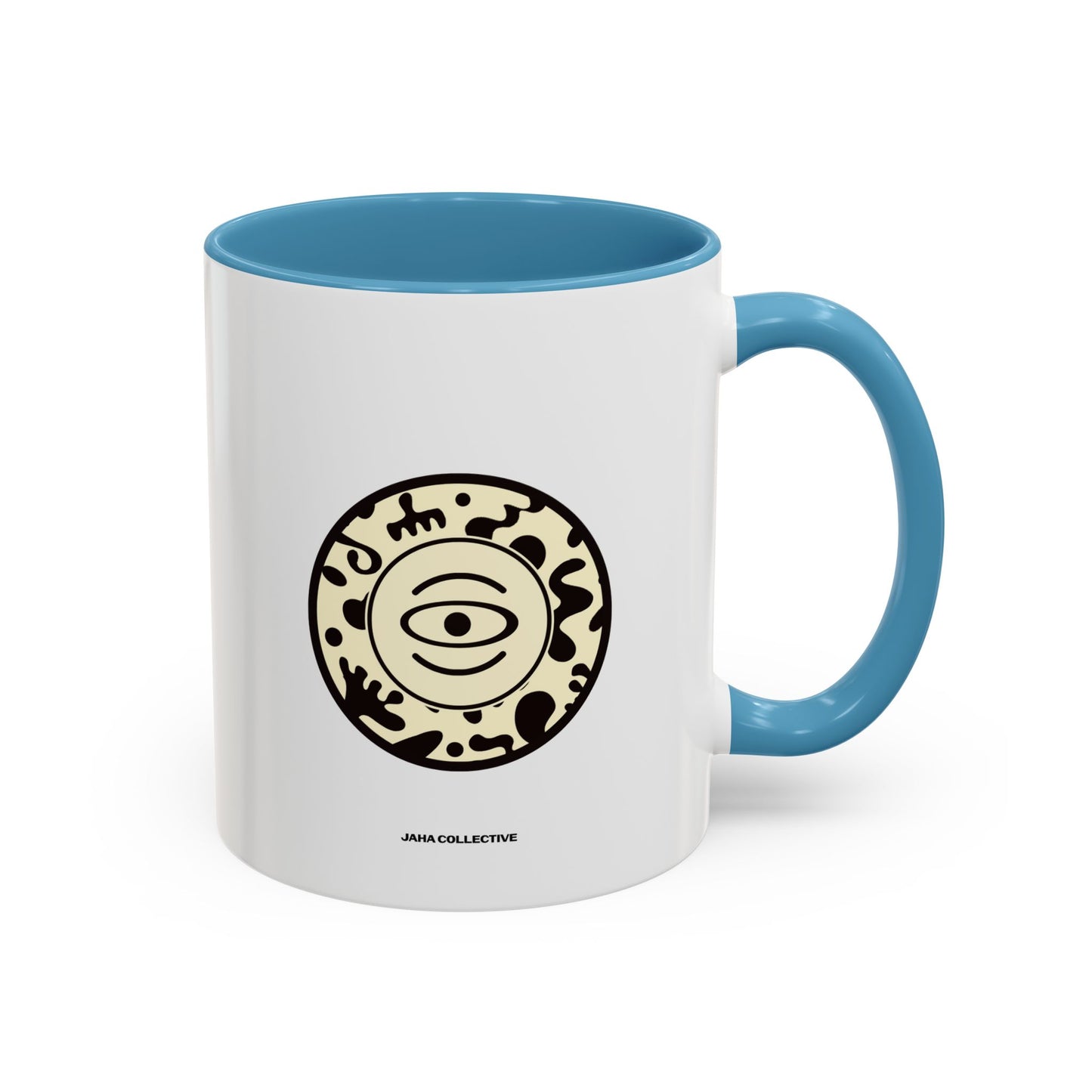Adorn'd Color Logo Accent Coffee Mug (11, 15oz) - Blank Page