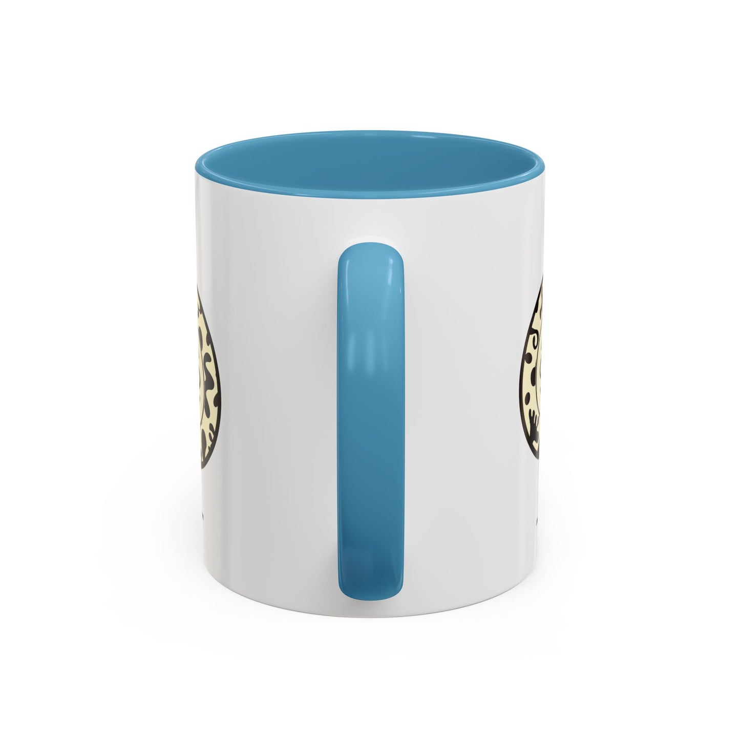 Adorn'd Color Logo Accent Coffee Mug (11, 15oz) - Blank Page