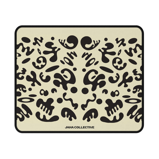 Mirror Work Non-Slip Gaming Mouse Pad - Blank Page White