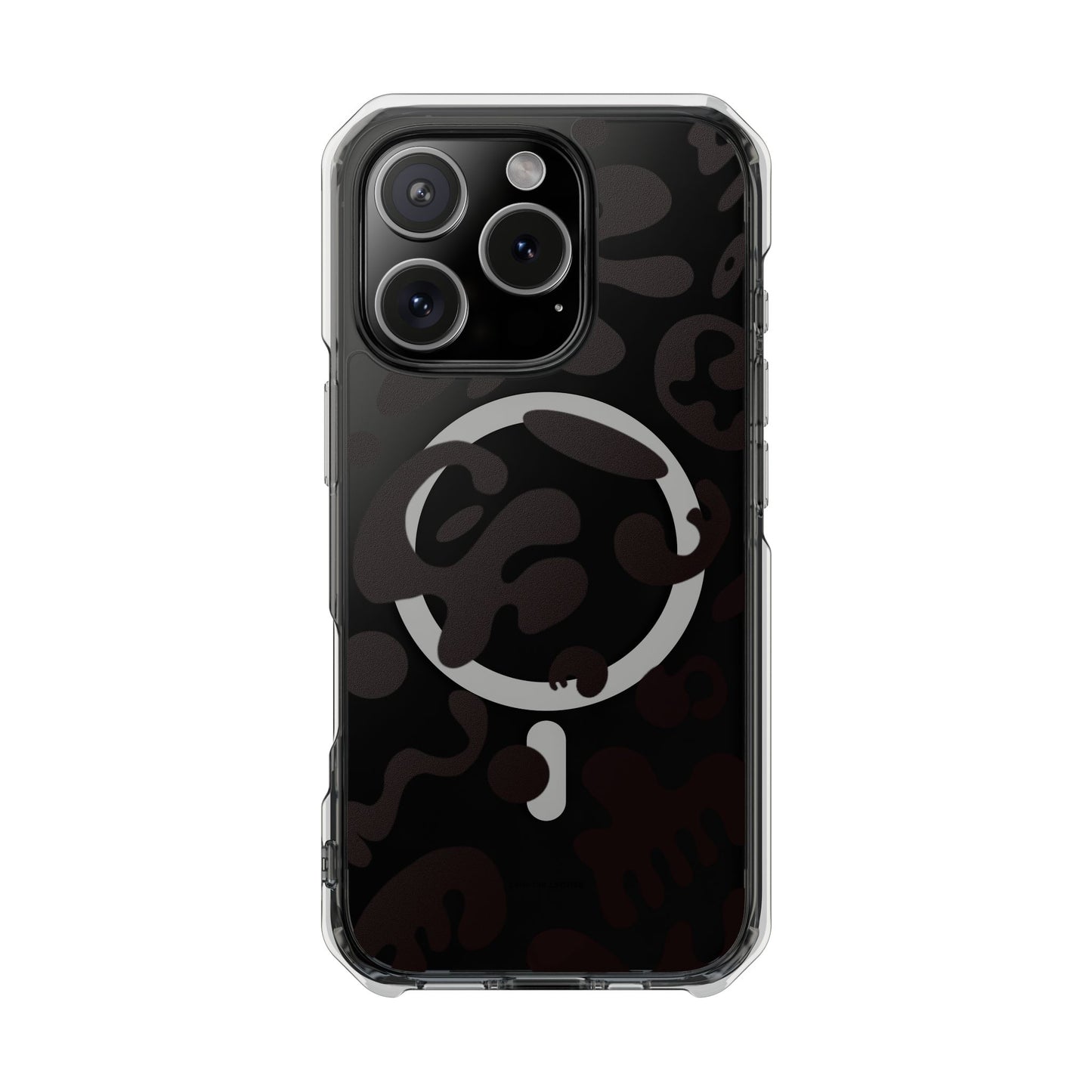 Pure Imagination Clear MagSafe Impact Case - Smoke Signal Black