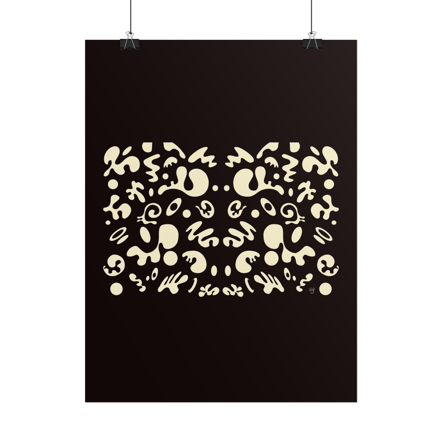 Mirror Work Rolled Poster (Portrait) - Smoke Signal