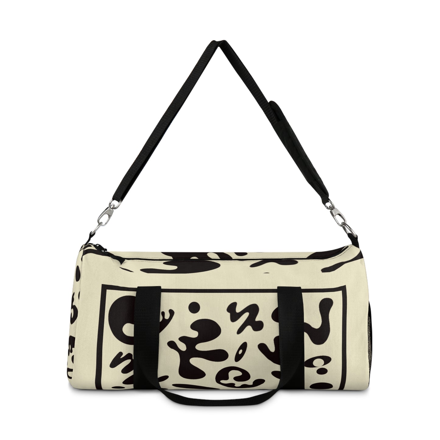 Deep Dream Duffel Bags - Blank Page