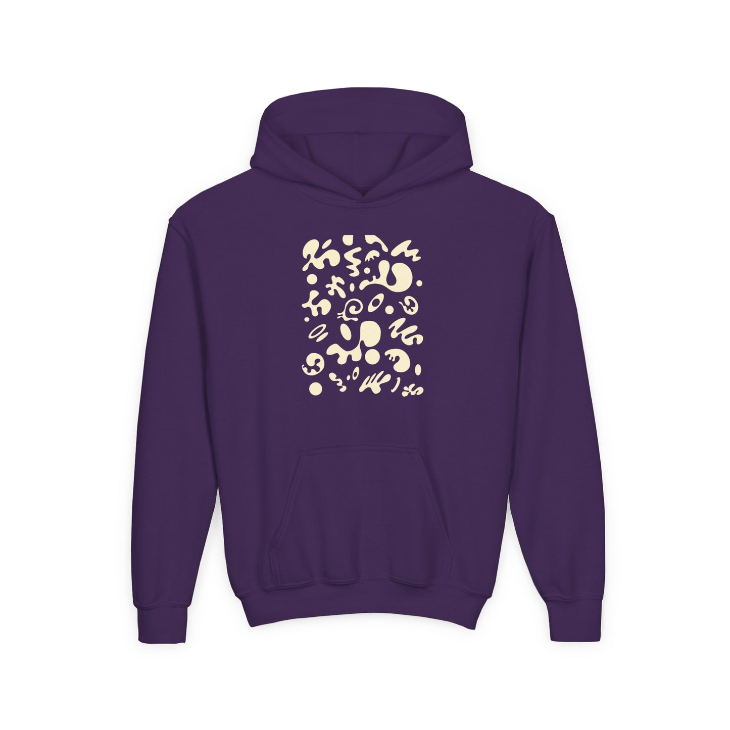 Bright Future Youth Heavy Blend Hooded Sweatshirt - Blank Page