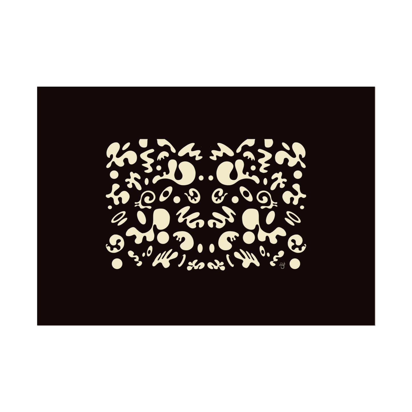 Mirror Work Rolled Poster (Landscape) - Smoke Signal