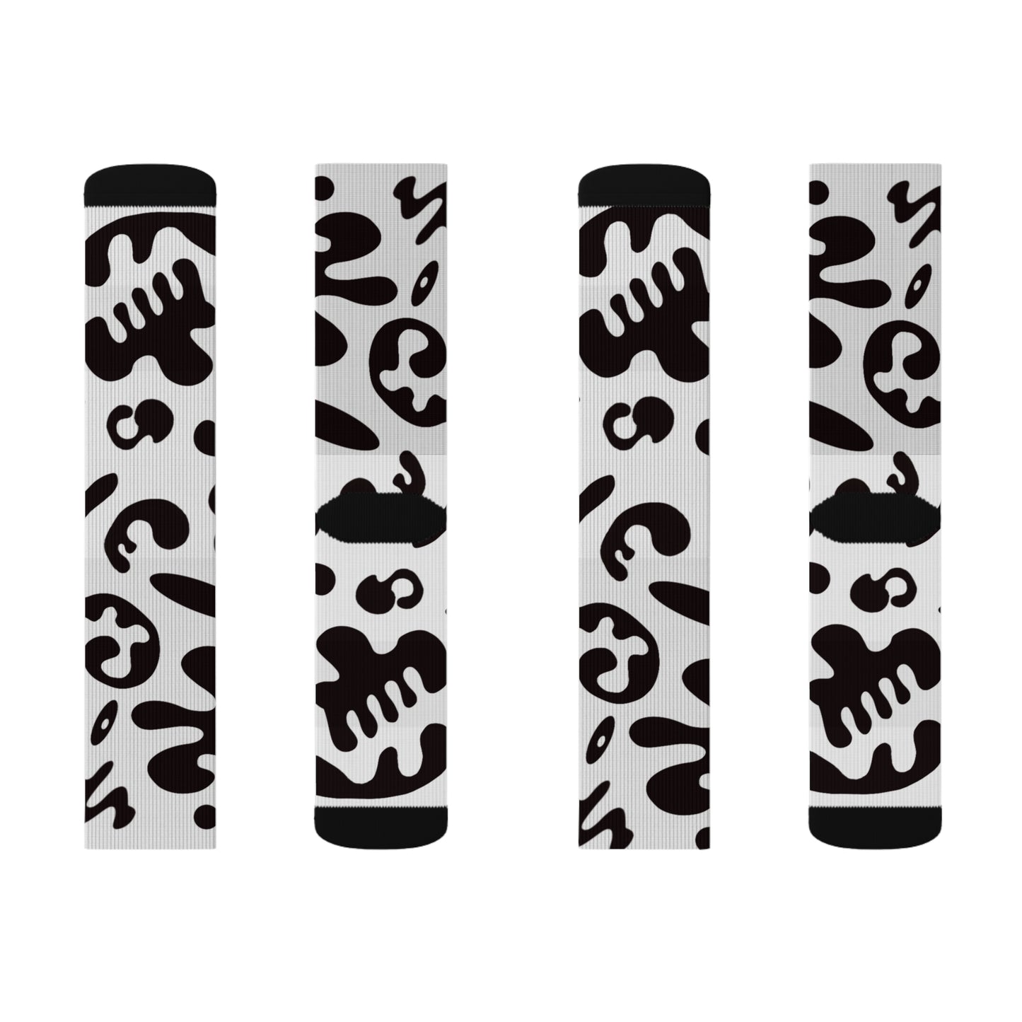 Pure Imagination Print Socks - Smoke Signal Black Print