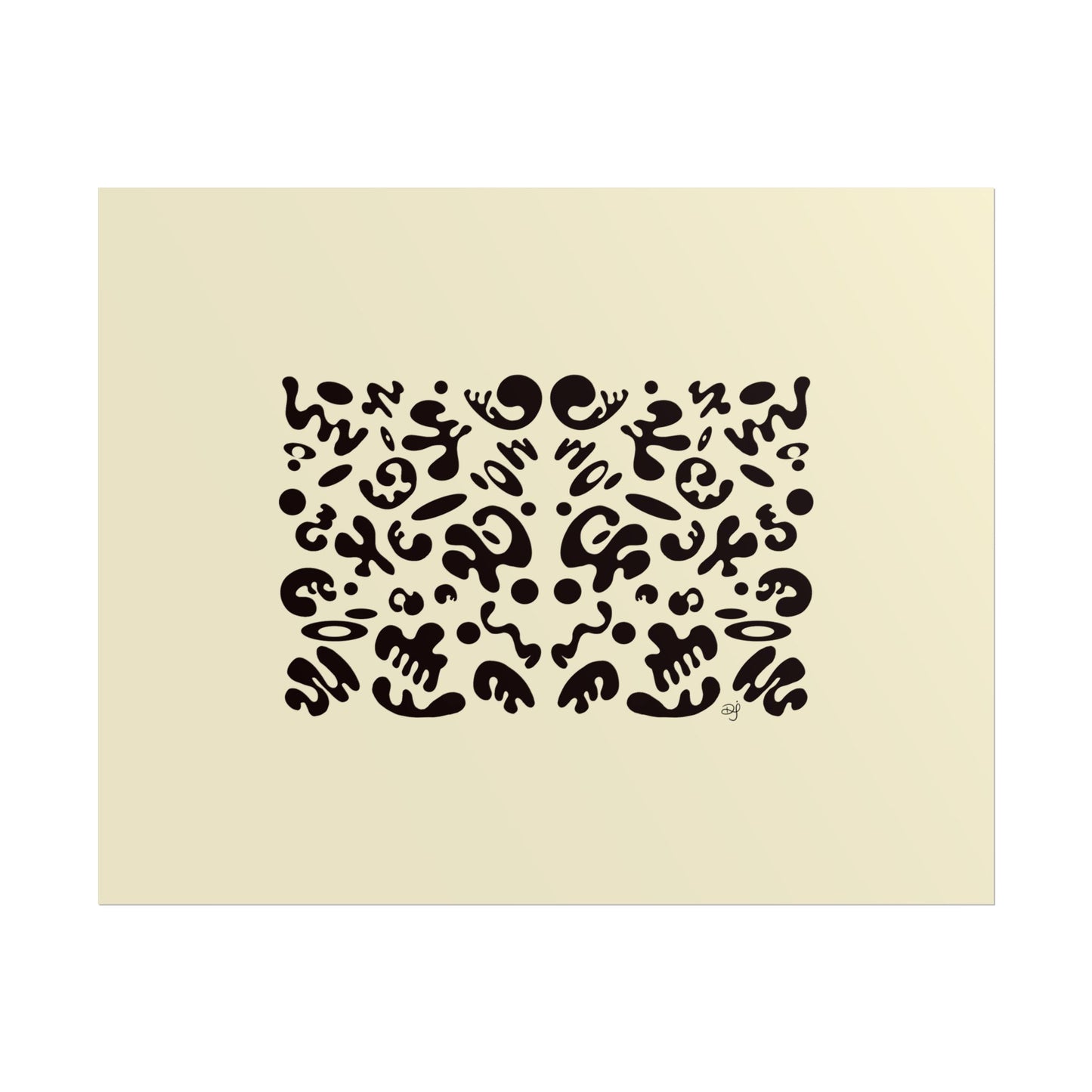 Mirror Work Rolled Poster (Landscape) - Blank Page