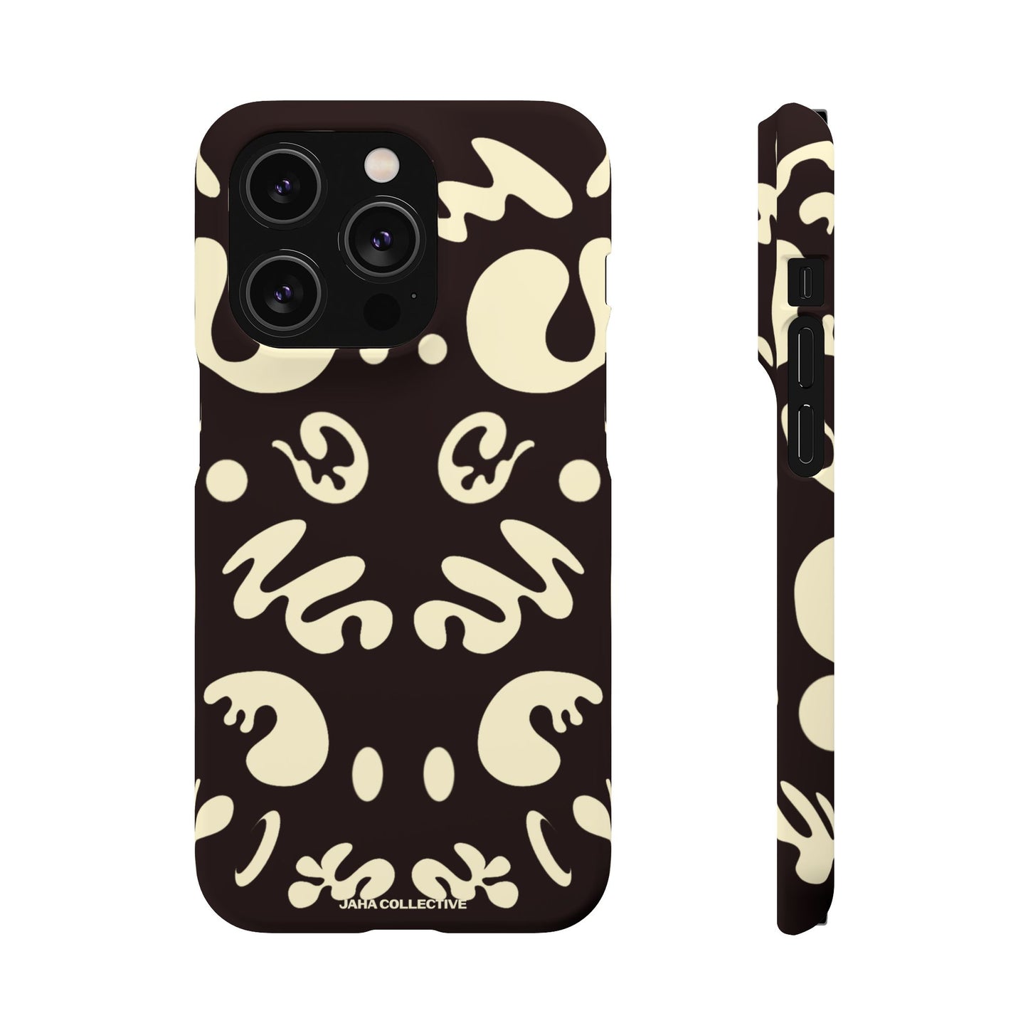 Mirror Work Snap Case - Smoke Signal Black