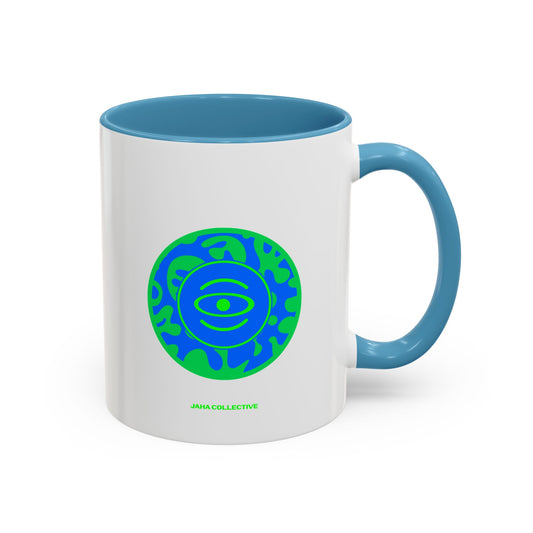 Adorn'd Color Logo Accent Coffee Mug (11, 15oz) - Tide Pool