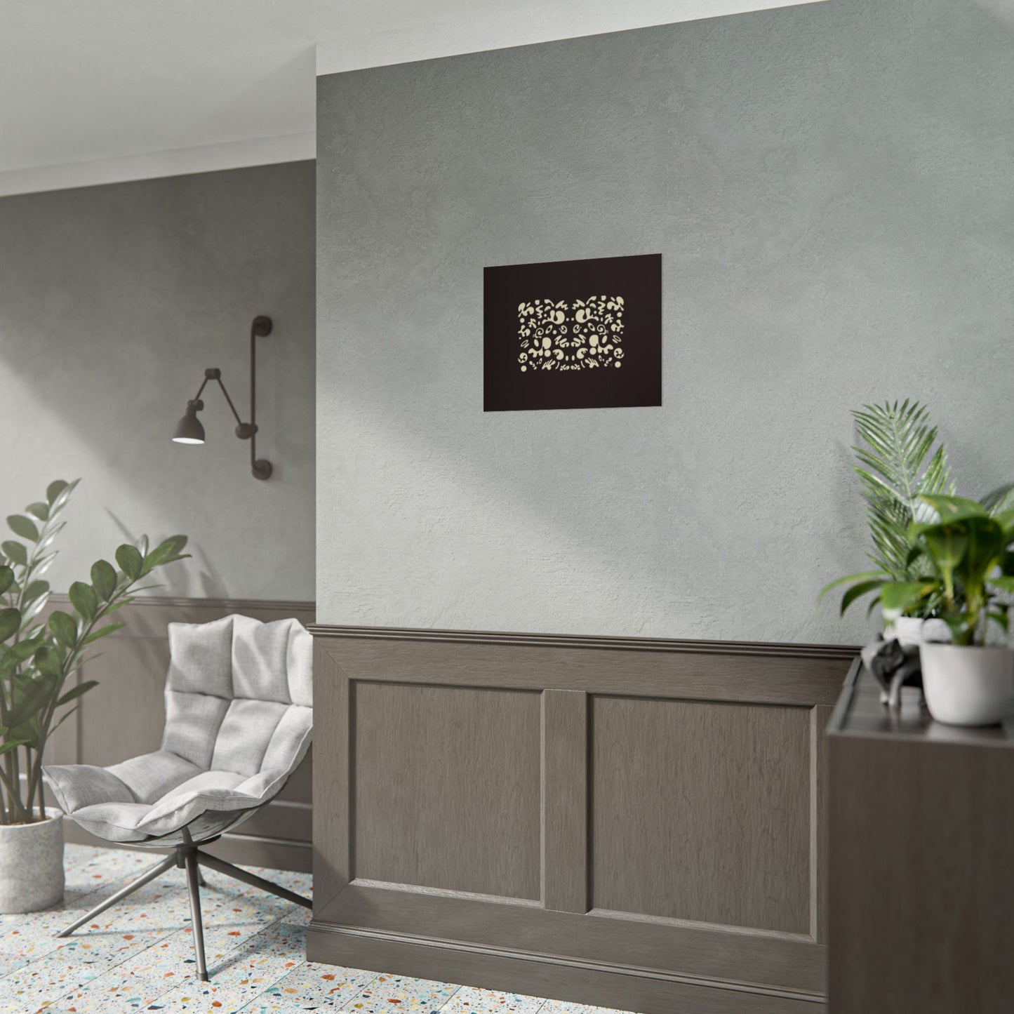 Mirror Work Rolled Poster (Landscape) - Smoke Signal