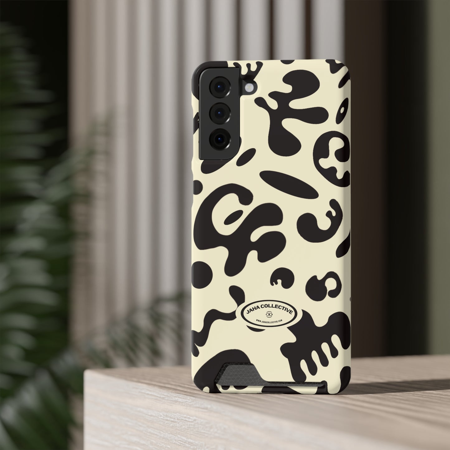 Pure Imagination Phone Case w Card Holder - Blank Page White