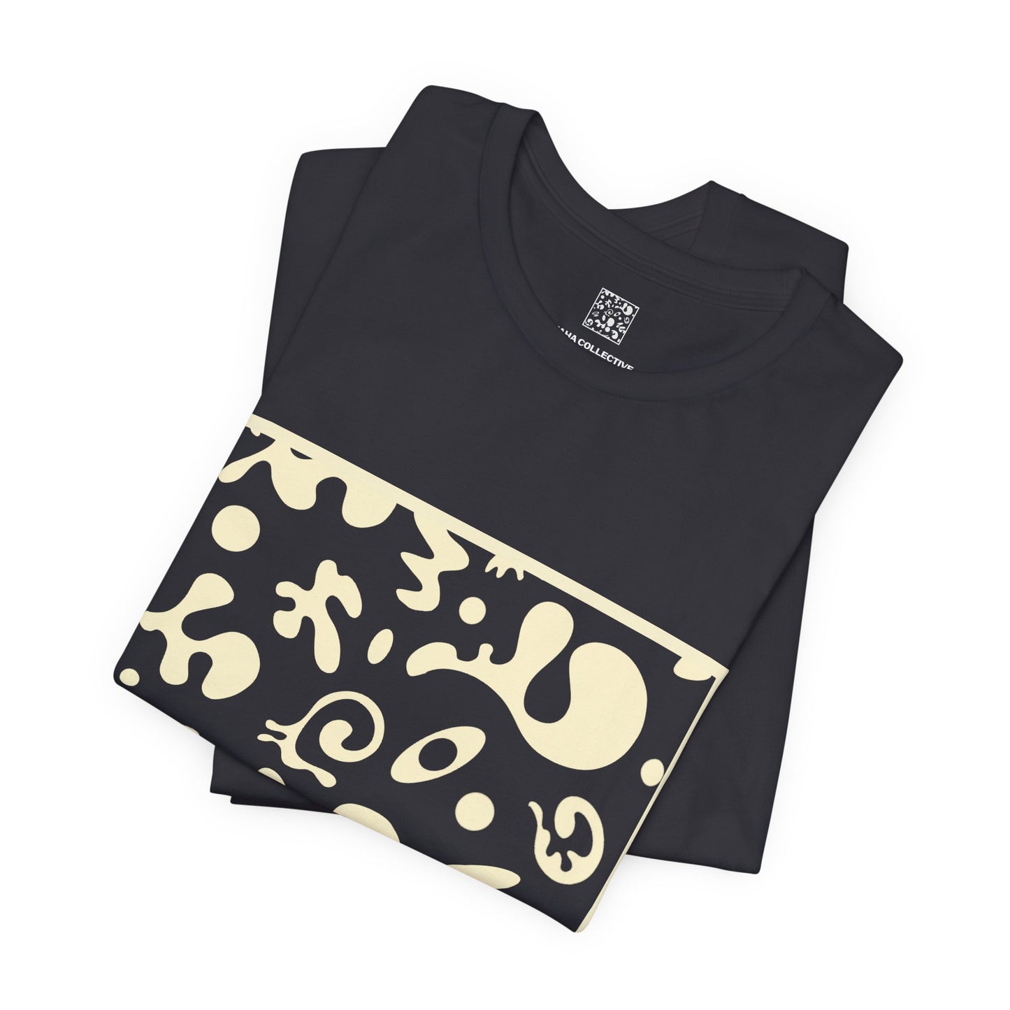 Adorn'd Unisex Jersey Short Sleeve Tee - Blank Page White Print