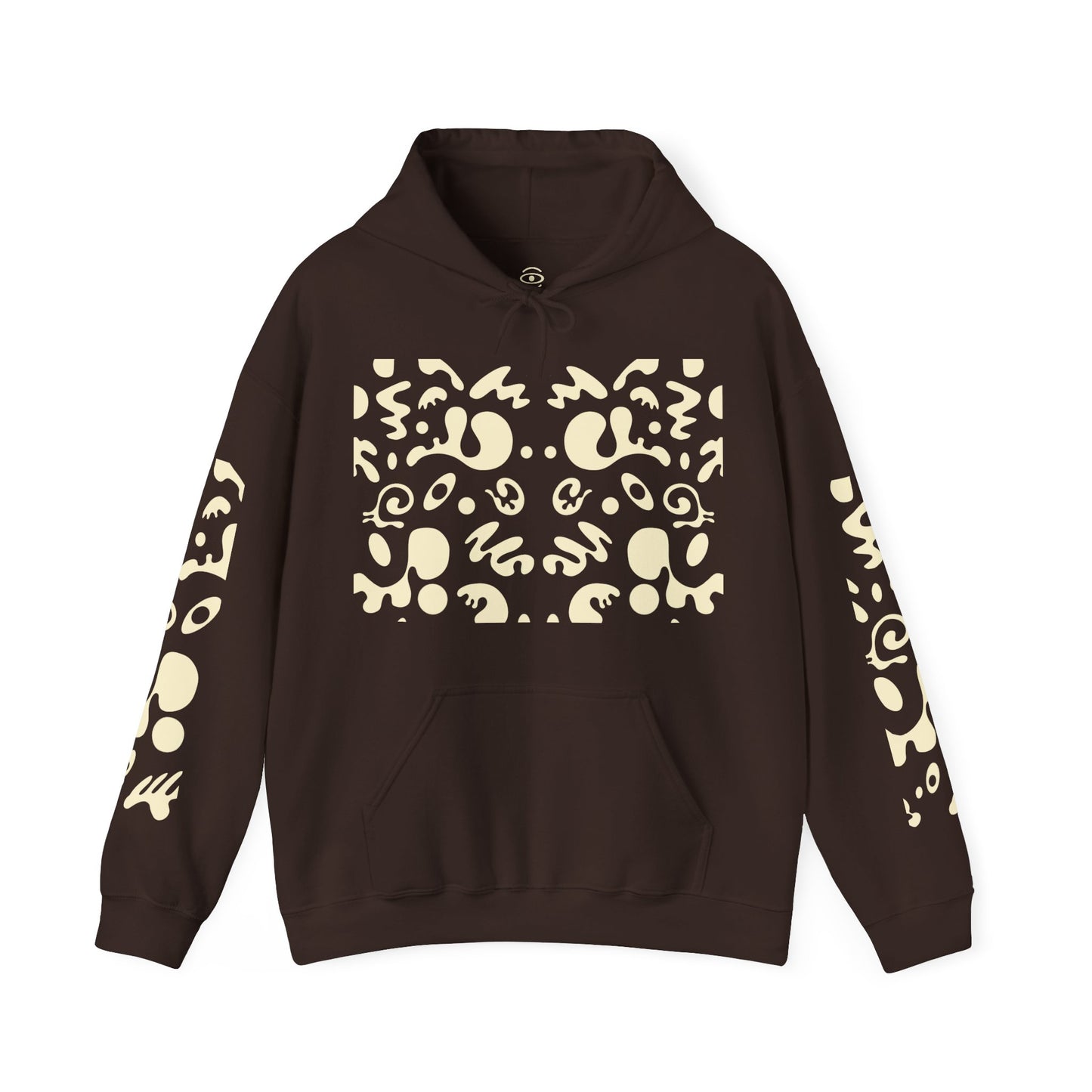 Mirror Work Unisex Heavy Blend™ Hooded Sweatshirt - Blank Page White Print