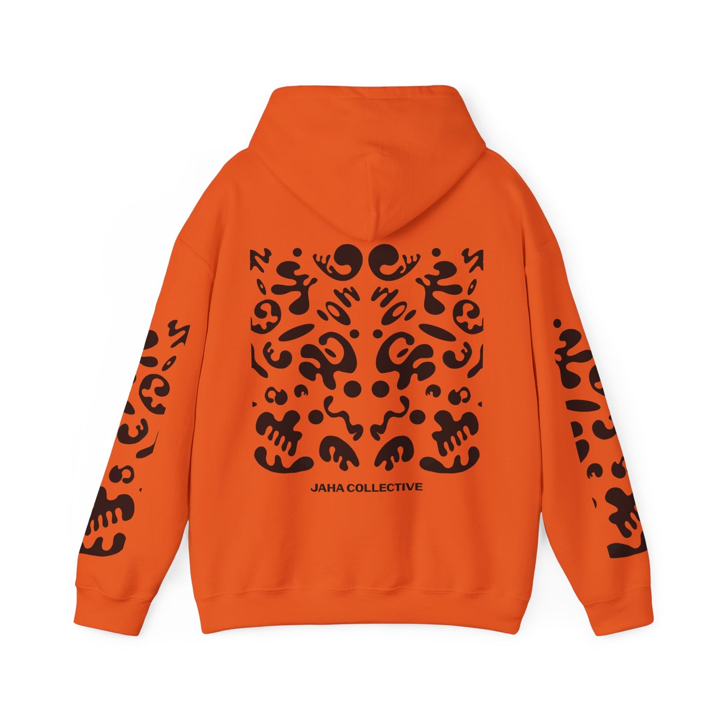 Mirror Work Unisex Heavy Blend™ Hooded Sweatshirt - Smoke Signal Black Print