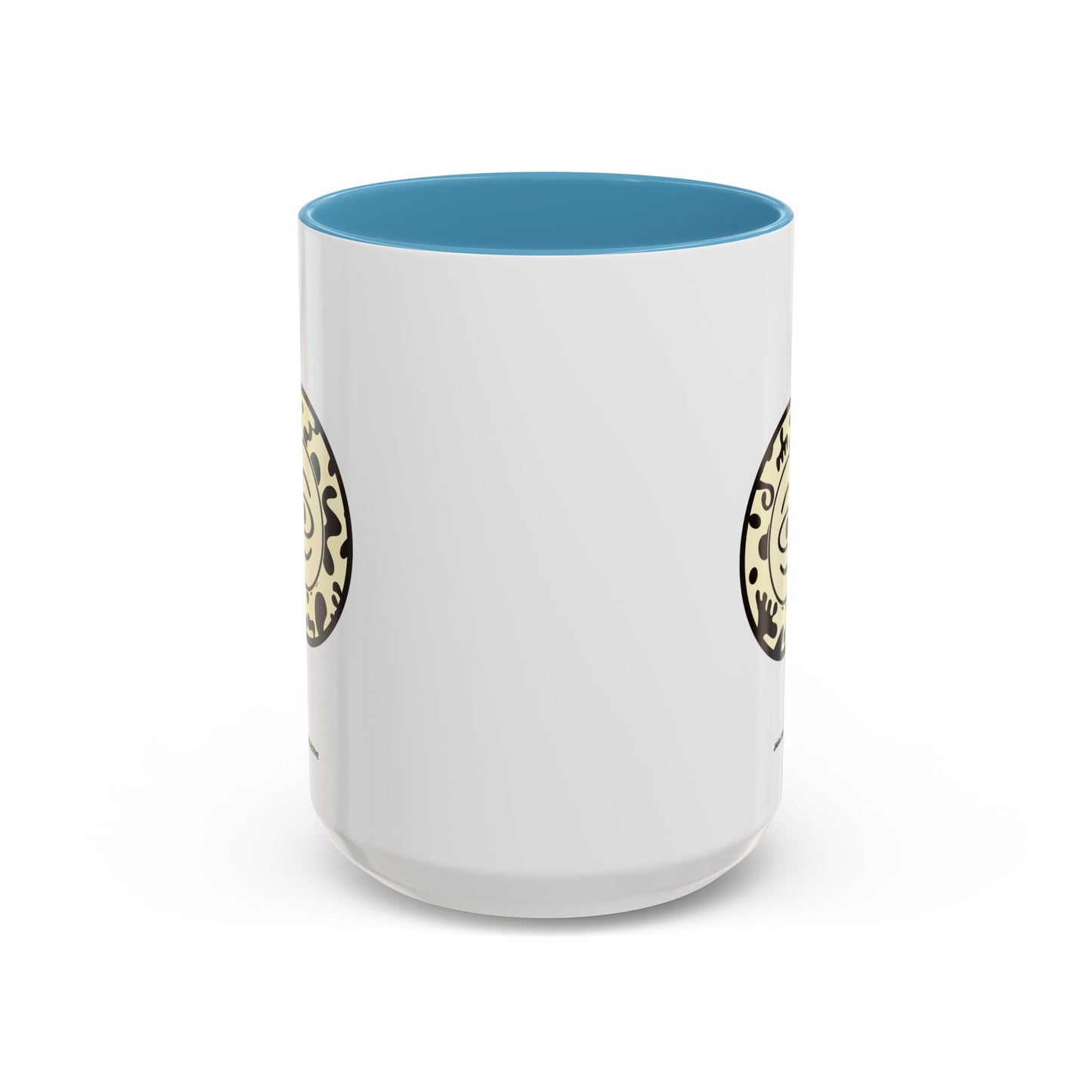 Adorn'd Color Logo Accent Coffee Mug (11, 15oz) - Blank Page