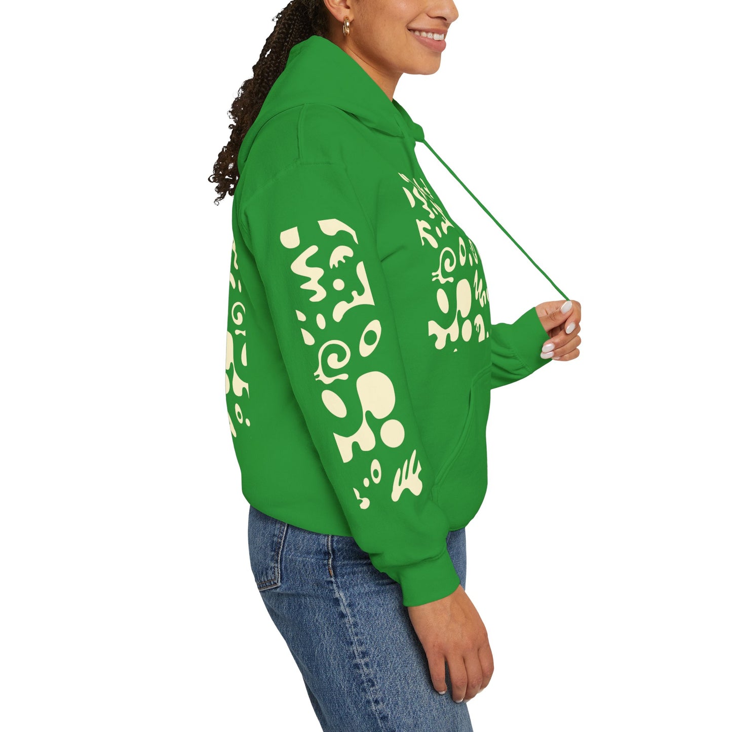 Mirror Work Unisex Heavy Blend™ Hooded Sweatshirt - Blank Page White Print