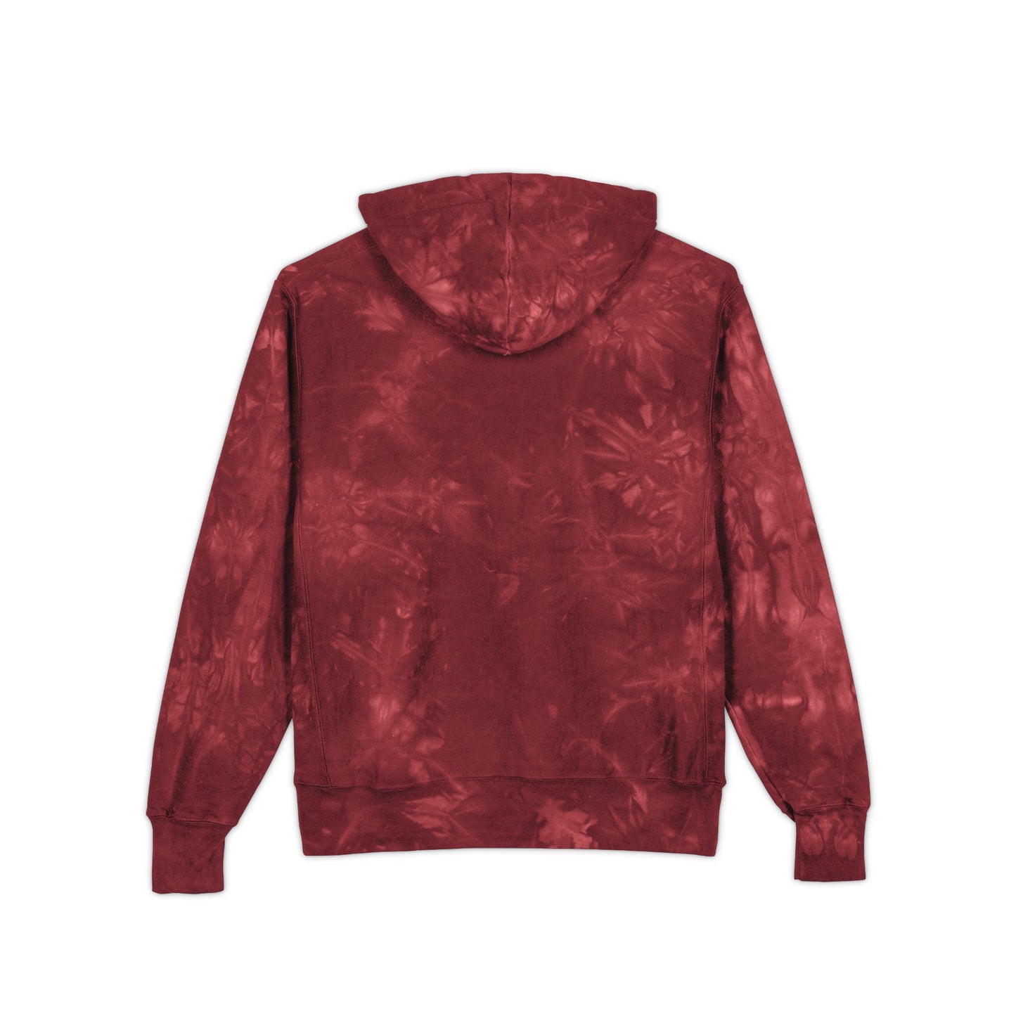Mirror Work Embroidered Unisex Champion Tie-Dye Hoodie