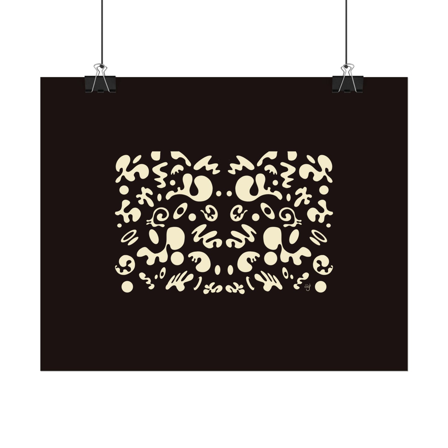 Mirror Work Rolled Poster (Landscape) - Smoke Signal