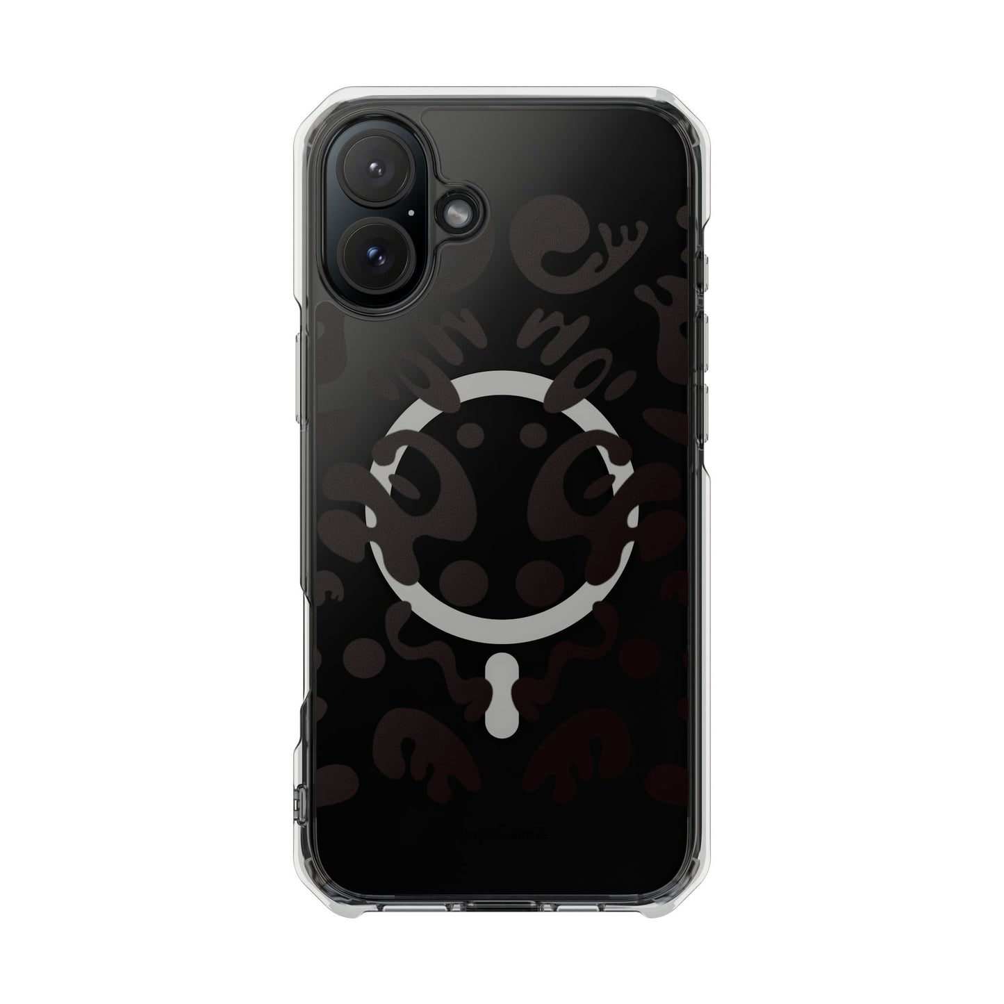 Mirror Work Clear MagSafe Impact Case - Smoke Signal Black