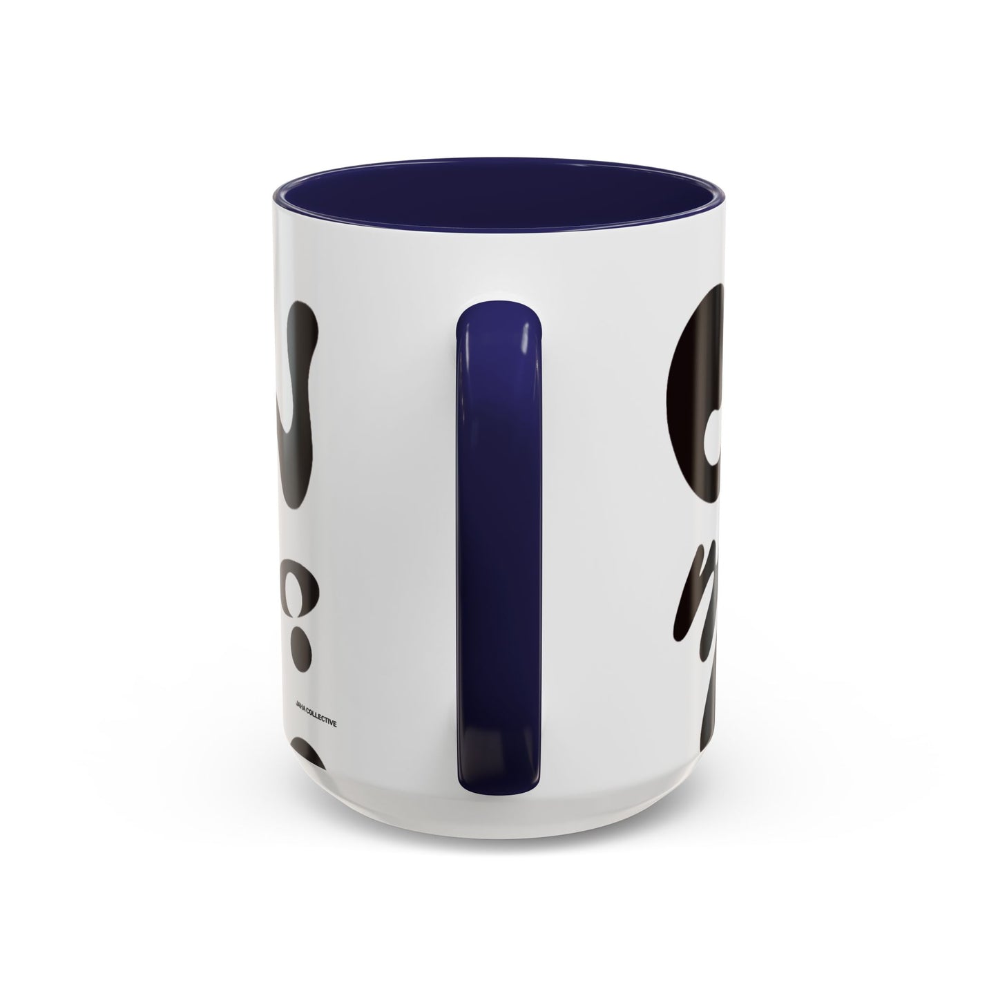 Nourish'd Color Accent Ceramic Mug