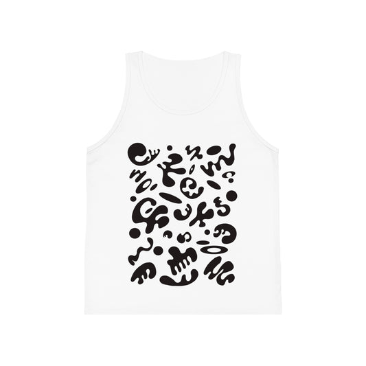 Bright Future Kid's Jersey Tank Top - Smoke Signal Black